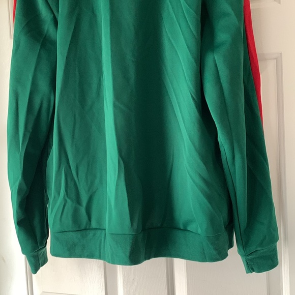 Atomic Green & Red Zip-Up Men’s Jacket - Picture 8 of 15